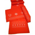 Heartfelt Table Runner - Red Heartfelt Table Runner - Red